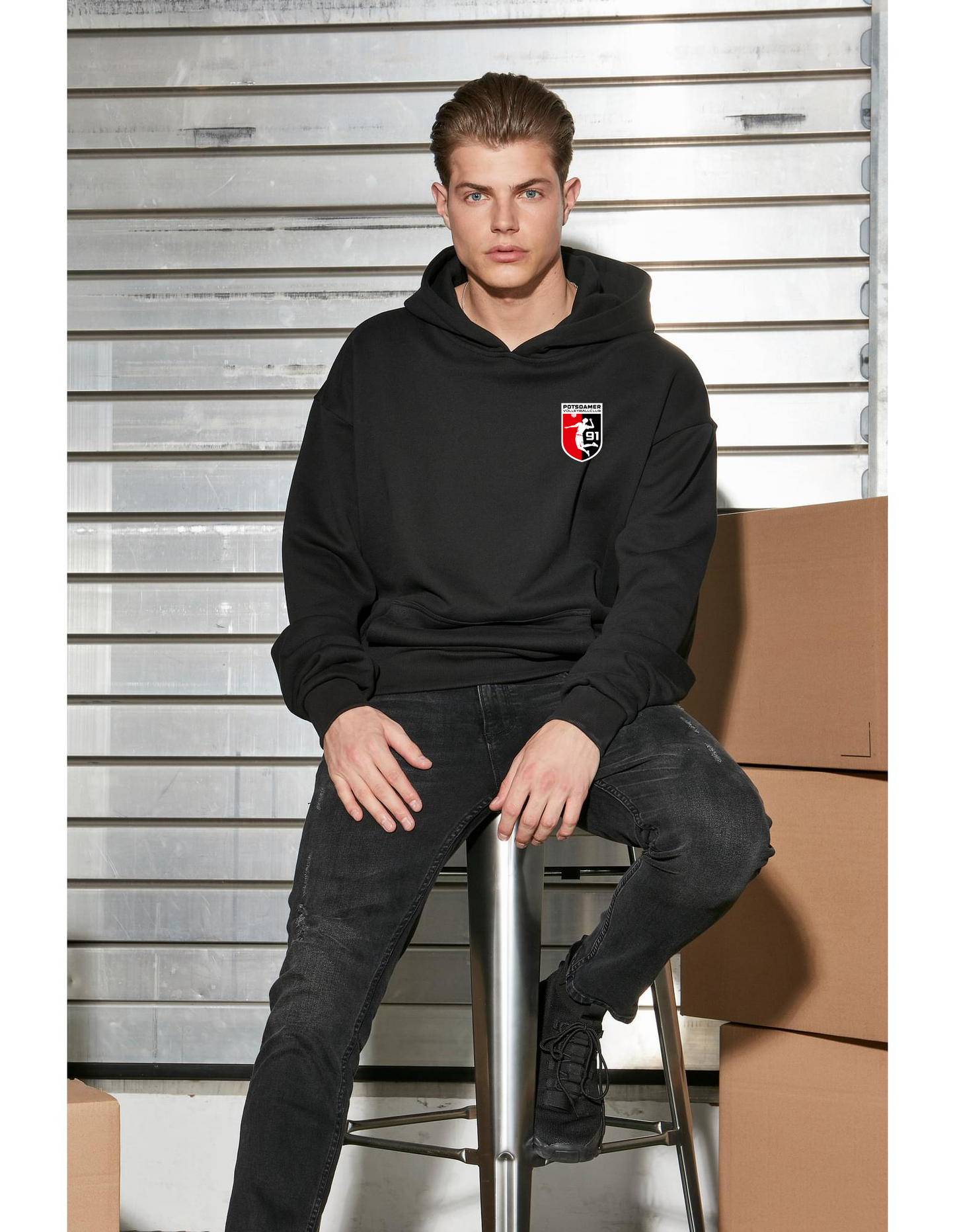 Herren Ultimate Heavy Cotton Box Hoodie PVC