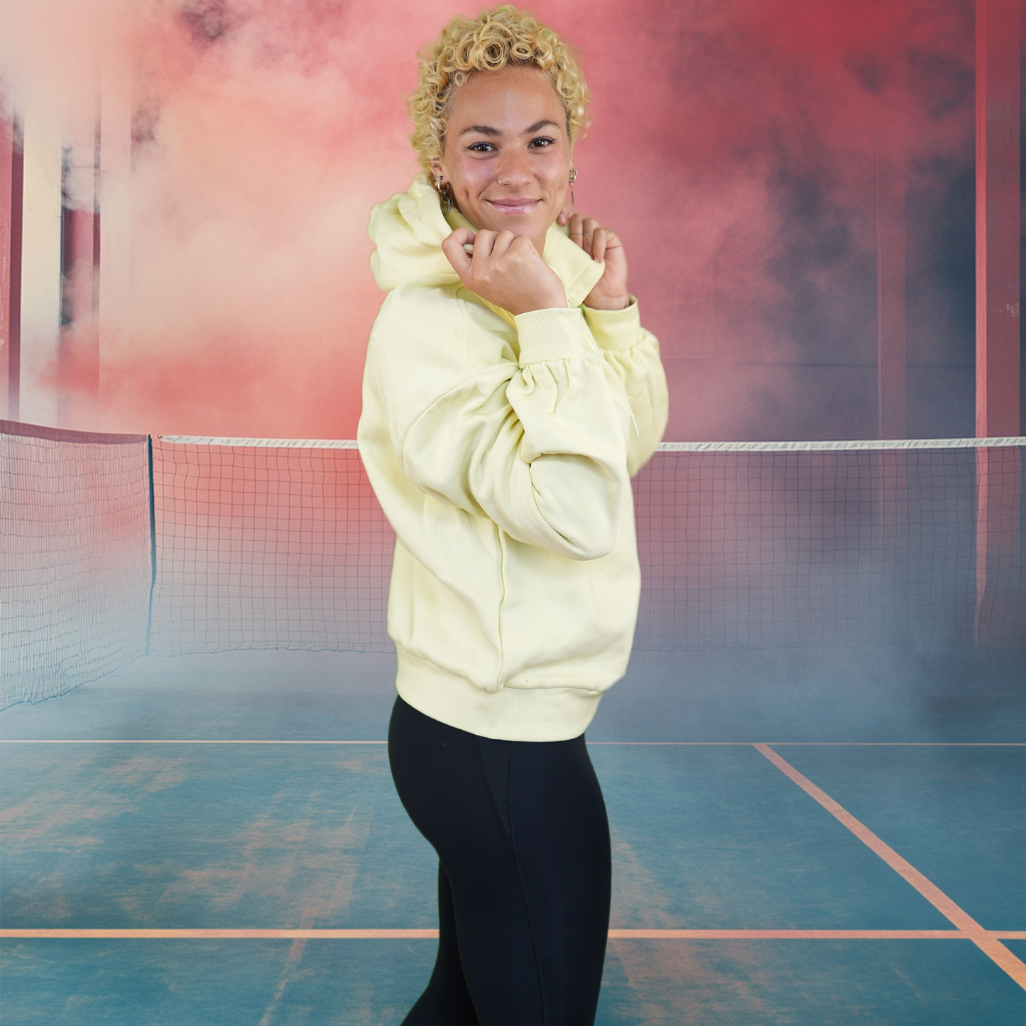 Organic Oversized Damen Hoodie PVC
