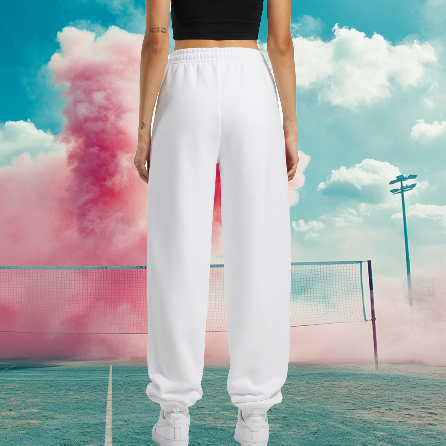 Fluffy Damen Sweatpants PVC - Druck Edition