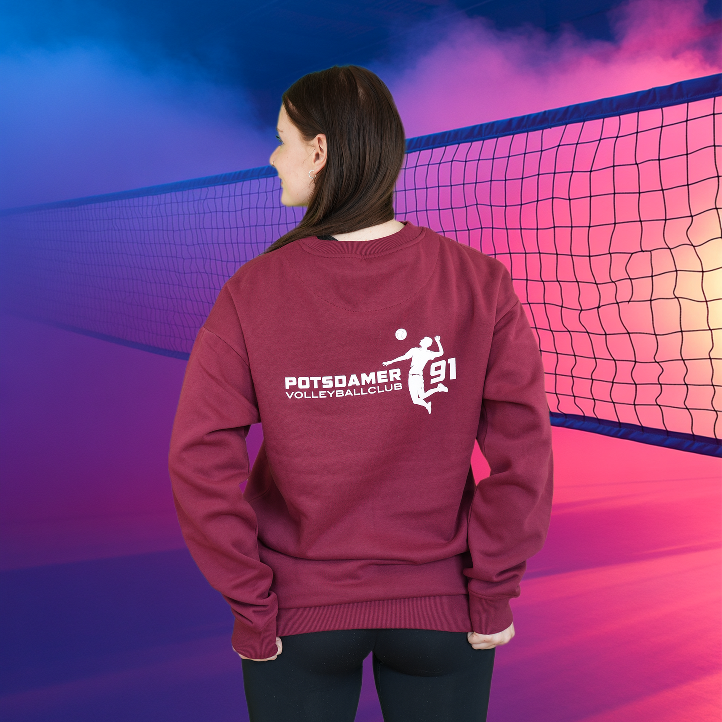 PVC Crewneck - Damen