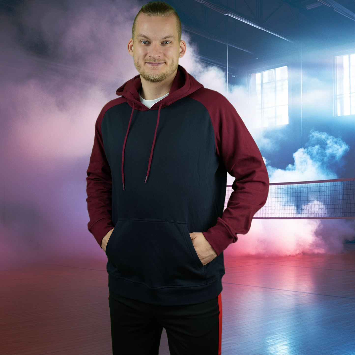 Zweifarbiger Hoodie PVC - Stick Edition