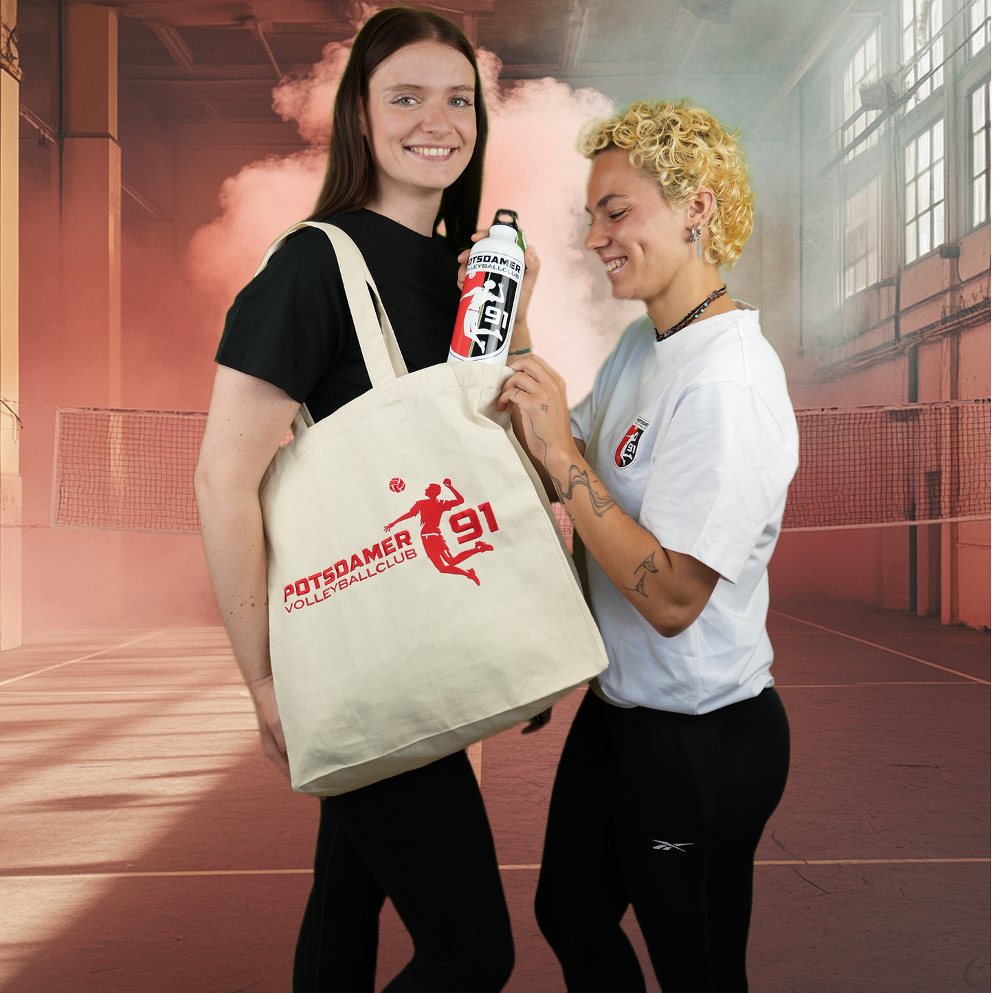 PVC Shopper - Bestickt