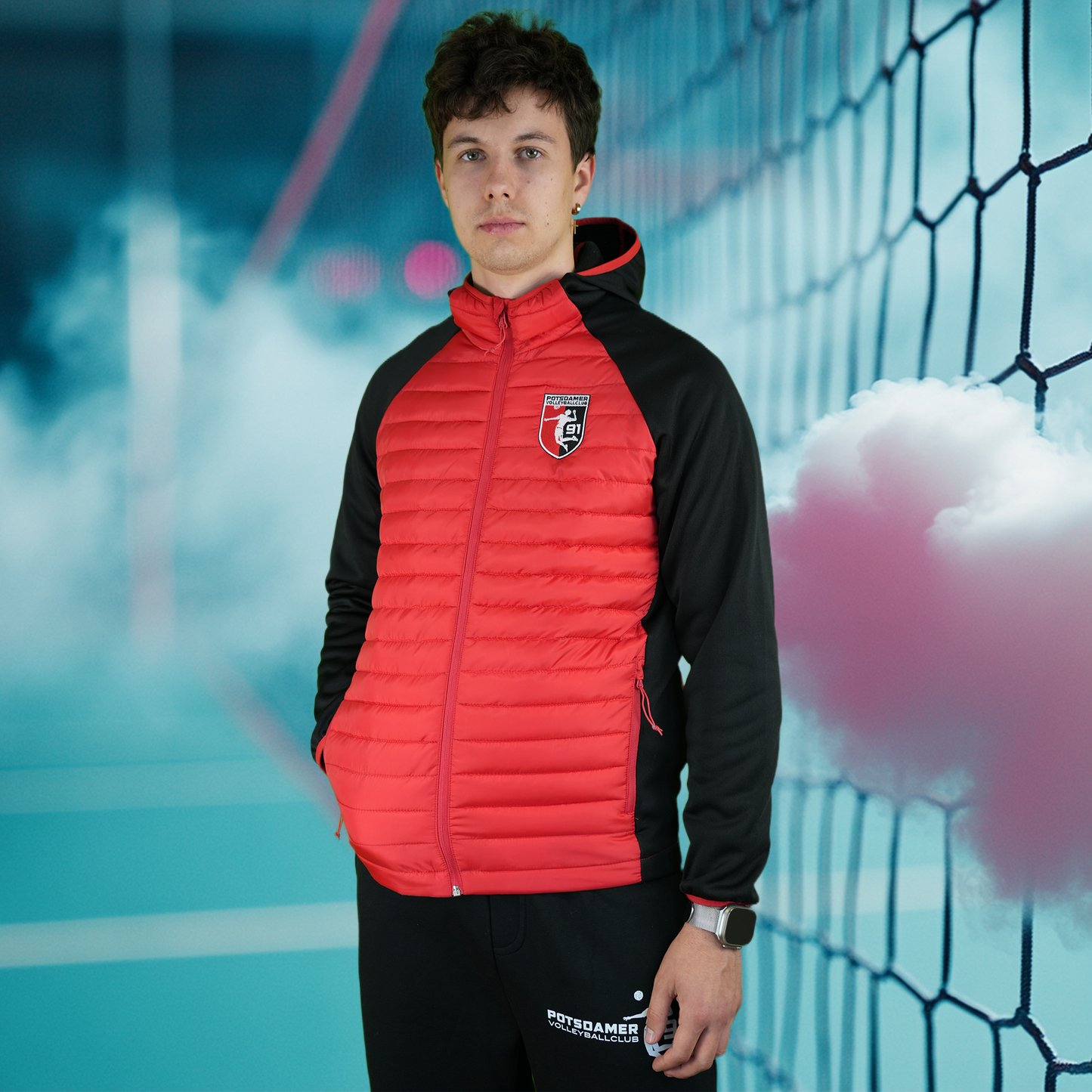 PVC Übergangsjacke - Bestickt