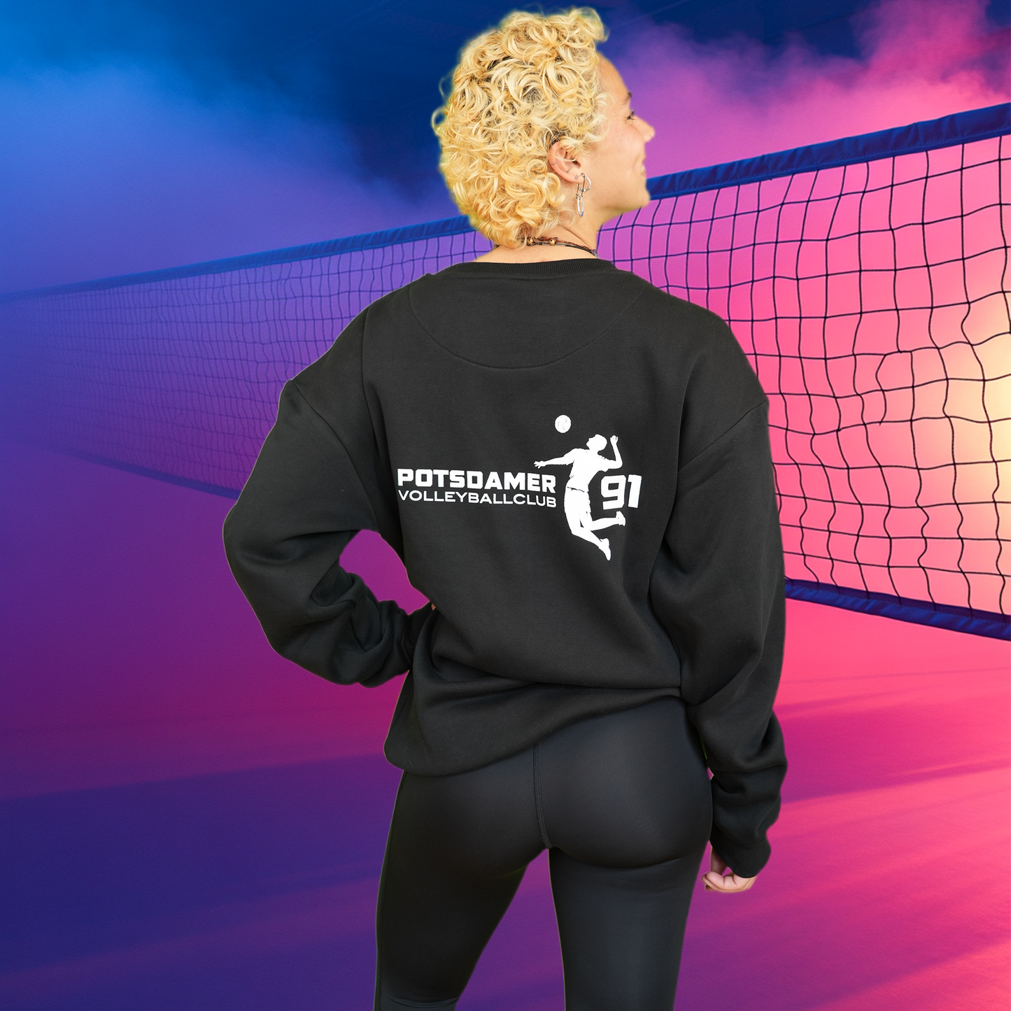 PVC Crewneck - Damen