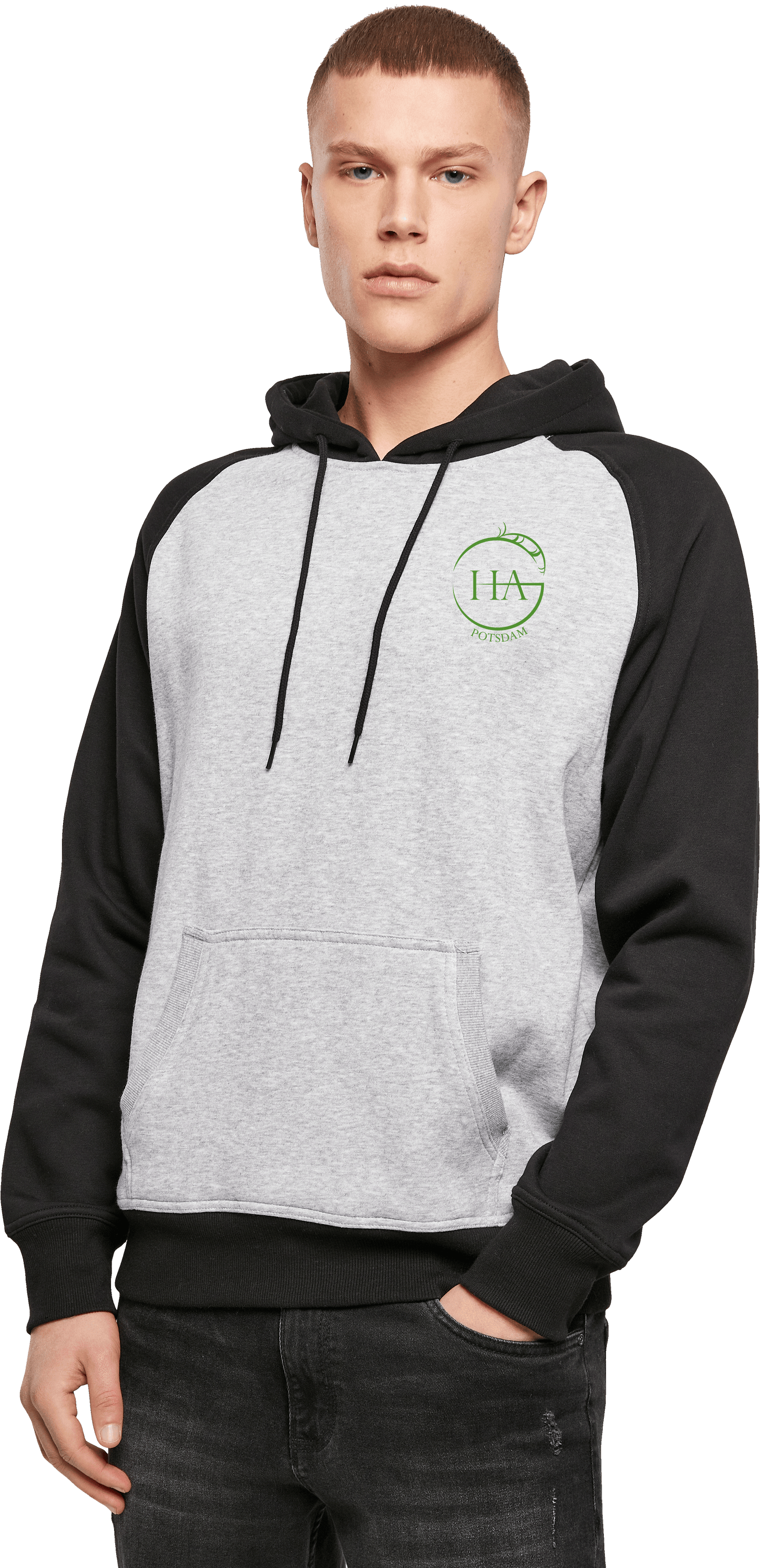 Zweifarbiger Hoodie HAG